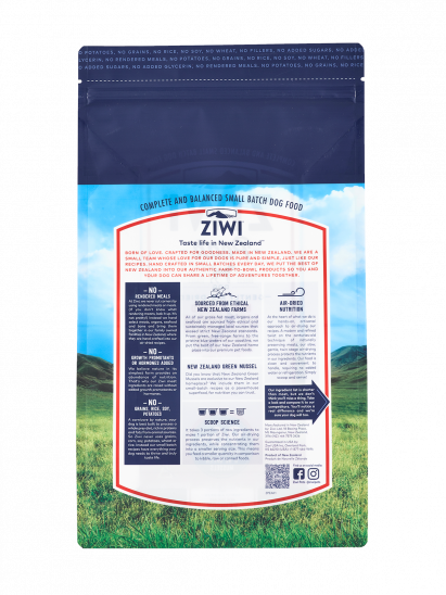 ZIWI Peak Air-Dried Venison Recipe | 454g / 1kg / 2.5kg