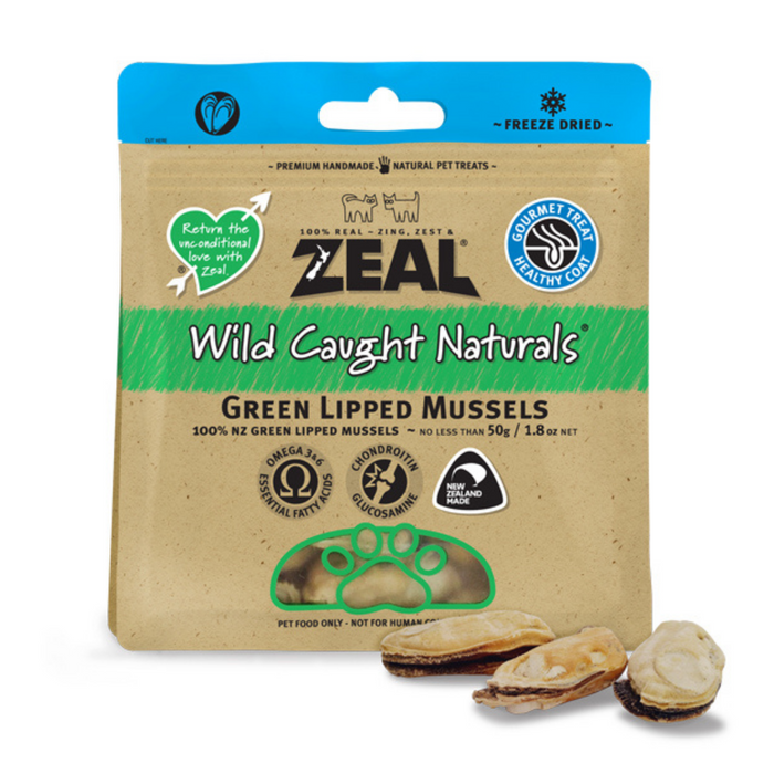 Zeal Freeze-Dried Green Lipped Mussels | 50g