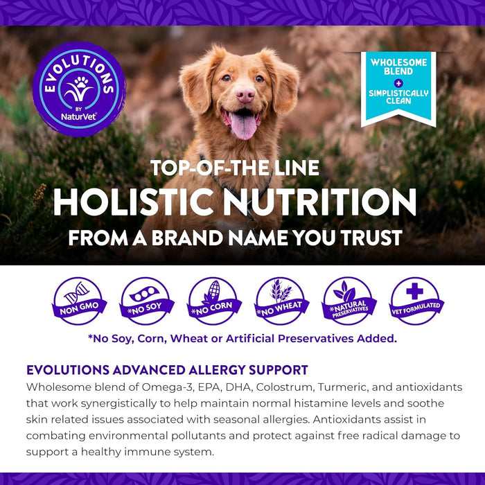 NaturVet Evolutions Advanced Allergy Support Soft Chews | 90ct