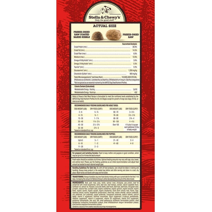 Stella & Chewy's Freeze-Dried Raw Blend Red Meat (Lamb, Beef & Venison) | 3.5lb / 22lb
