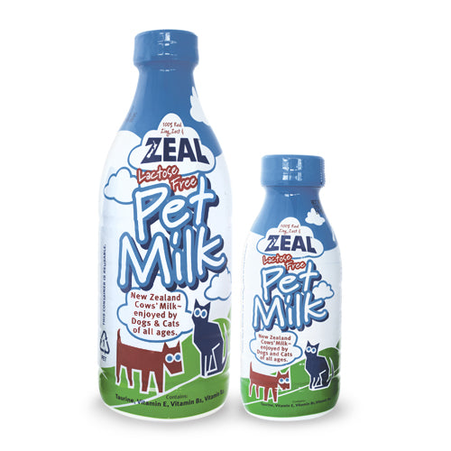 Zeal Lactose-Free Pet Milk | 380ml / 1L