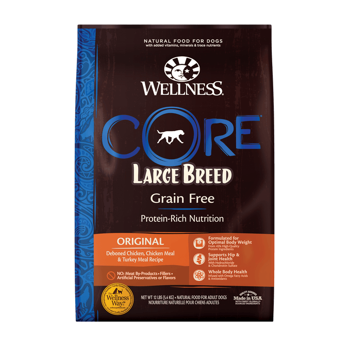 Wellness CORE Grain-Free Original for Large Breeds | 24lb