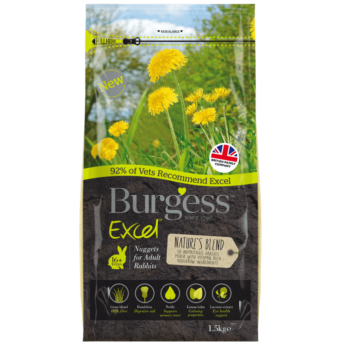 Burgess Excel Nature’s Blend Nuggets | 1.5kg