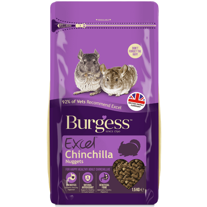 Burgess Excel Chinchilla Nuggets | 1.5kg